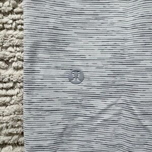 Lululemon Athletica Gray Striped Straight Leg Pants